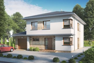  Projekt domu D118A (WAI1284) - projekt domu z pełnym piętrem - Zdjęcie 1