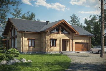  Projekt domu D149 (WAI1253) - projekt domu parterowego z poddaszem - Zdjęcie 1