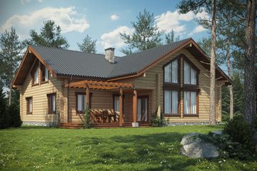  Projekt domu D149 (WAI1253) - projekt domu parterowego z poddaszem - Zdjęcie 2