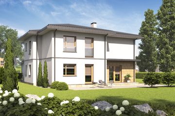  Projekt domu D109C (WAI1282) - projekt domu z pełnym piętrem - Zdjęcie 2