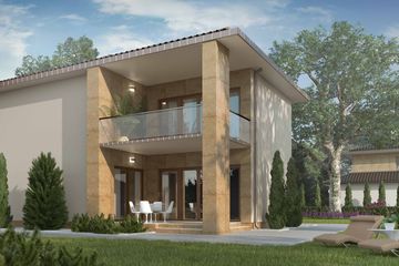  Projekt domu D59B - Arek B (WAI1294) - projekt domu z pełnym piętrem - Zdjęcie 2