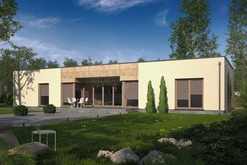  Projekt domu D114 (WAI1172) - projekt domu parterowego - Zdjęcie 2