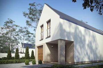  Projekt domu D102B (WAI1154) - projekt domu parterowego z poddaszem - Zdjęcie 2