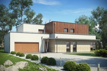  Projekt domu D159 (WAI1231) - projekt domu z pełnym piętrem - Zdjęcie 1