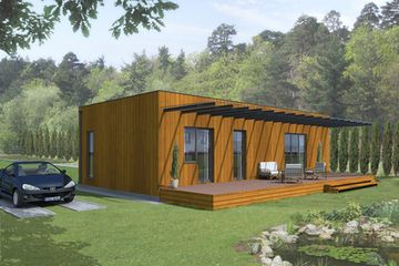  Projekt domu D193 - Dom Prosty (WAI1120) - projekt domu parterowego - Zdjęcie 1