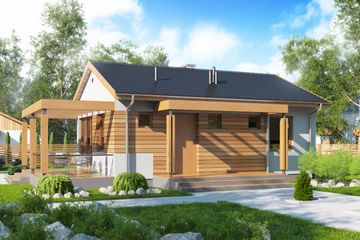  Projekt domu D103A - Lidia A (WAI1247) - projekt domu parterowego - Zdjęcie 1