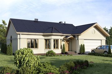  Projekt domu D68 - Adelia (WAI1017) - projekt domu parterowego - Zdjęcie 1