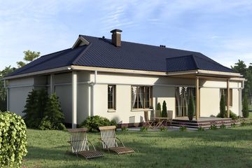  Projekt domu D68 - Adelia (WAI1017) - projekt domu parterowego - Zdjęcie 2