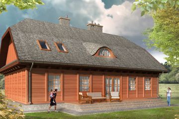 Projekt domu D179 - Majdan (WAI1138) - projekt domu parterowego z poddaszem - Zdjęcie 2