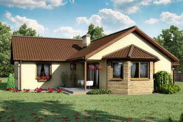  Projekt domu D22 - Mateusz (WAI1118) - projekt domu parterowego - Zdjęcie 2