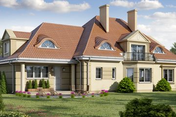  Projekt domu D70 - Tymoteusz (WAI1088) - projekt domu parterowego z poddaszem - Zdjęcie 2