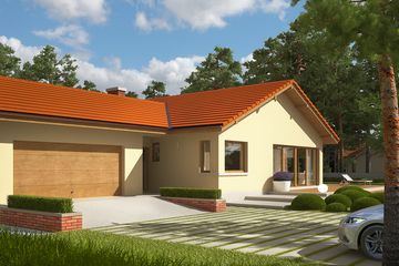  Projekt domu India G2 (wersja A) energo (WRC2451) - projekt domu parterowego - Zdjęcie 2