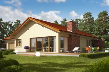  Projekt domu India G2 (wersja A) energo (WRC2451) - projekt domu parterowego - Zdjęcie 1