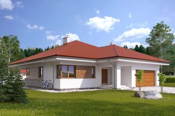  Projekt domu Decyma (BSA1973) - projekt domu parterowego - Zdjęcie 1