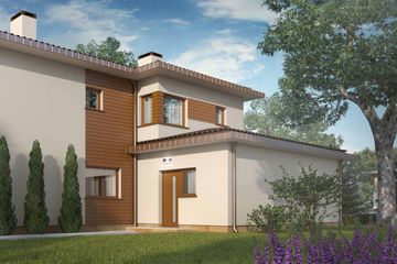  Projekt domu D59B - Arek B (WAI1294) - projekt domu z pełnym piętrem - Zdjęcie 3