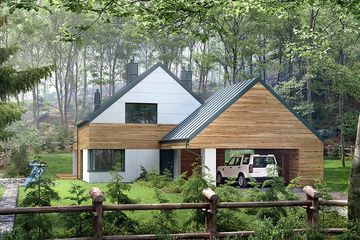  Projekt domu Arklow (BBE1029) - projekt domu parterowego z poddaszem - Zdjęcie 1