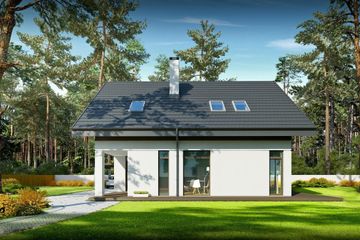  Projekt domu Felix I (BBG1007) - projekt domu parterowego z poddaszem - Zdjęcie 2