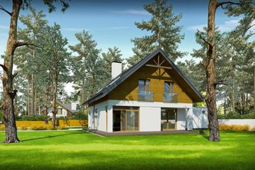  Projekt domu Felix III (BBG1009) - projekt domu parterowego z poddaszem - Zdjęcie 1