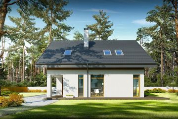 Projekt domu Felix III (BBG1009) - projekt domu parterowego z poddaszem - Zdjęcie 2