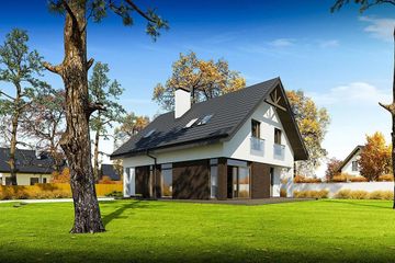  Projekt domu Felix IV (BBG1010) - projekt domu parterowego z poddaszem - Zdjęcie 2