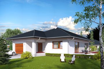  Projekt domu Ariel 2 (BSA2018) - projekt domu parterowego - Zdjęcie 1