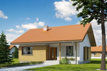  Projekt domu Sepia NF40 (BSA1976) - projekt domu parterowego - Zdjęcie 1