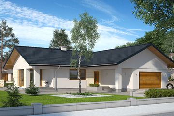  Projekt domu Antracyt NF40 (BSA1978) - projekt domu parterowego - Zdjęcie 1