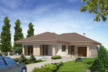  Projekt domu Neptun 5 NF40 (BSA1990) - projekt domu parterowego - Zdjęcie 1