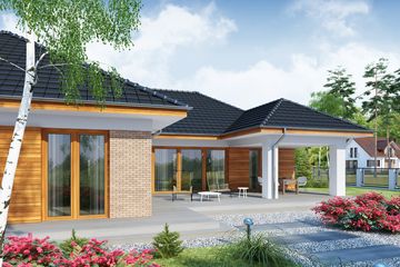  Projekt domu Otto 2 PS (WRW1210) - projekt domu parterowego - Zdjęcie 1