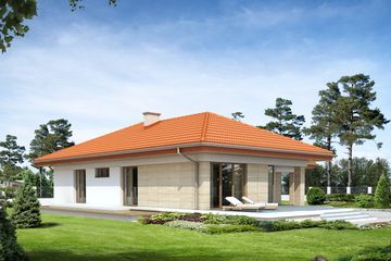  Projekt domu Neptun 7 NF40 (BSA1993) - projekt domu parterowego - Zdjęcie 2