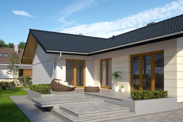  Projekt domu Antracyt NF40 (BSA1978) - projekt domu parterowego - Zdjęcie 2