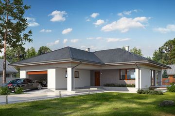  Projekt domu Ergo (BSE1056) - projekt domu parterowego - Zdjęcie 1