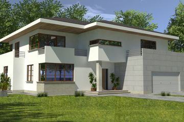  Projekt domu DN 006 (WAM1090) - projekt domu z pełnym piętrem - Zdjęcie 1