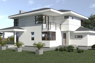  Projekt domu DN 050 (WAM1110) - projekt domu z pełnym piętrem - Zdjęcie 2