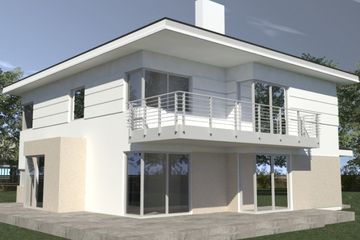  Projekt domu AN 005a (WAM1116) - projekt domu z pełnym piętrem - Zdjęcie 1