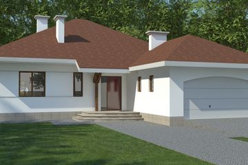  Projekt domu DJ 174a (WAM1124) - projekt domu parterowego - Zdjęcie 2