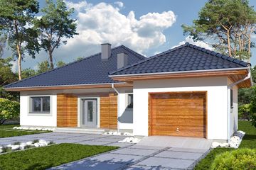  Projekt domu Rysiek C (WRD2026) - projekt domu parterowego - Zdjęcie 1