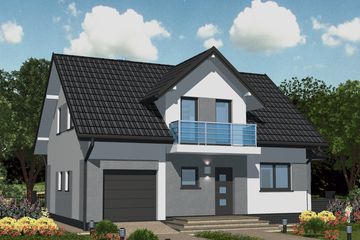  Projekt domu APS 230 (LUA1272) - projekt domu parterowego z poddaszem - Zdjęcie 1