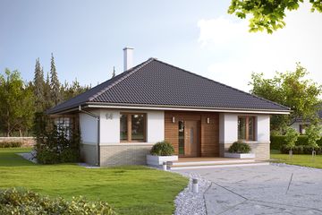  Projekt domu Elka 2 (BSA2030) - projekt domu parterowego - Zdjęcie 3