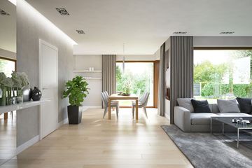  Projekt domu HomeKoncept-18 (KRX1018) - projekt domu parterowego z poddaszem - Zdjęcie 4