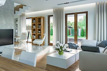  Projekt domu HomeKoncept 03 (KRX1003) - projekt domu parterowego z poddaszem - Zdjęcie 7