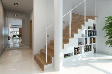  Projekt domu E-102 (WAX1002) - projekt domu parterowego z poddaszem - Zdjęcie 3