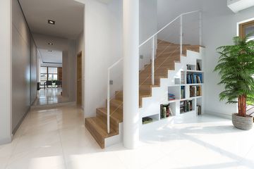  Projekt domu E-103 (WAX1003) - projekt domu parterowego z poddaszem - Zdjęcie 4