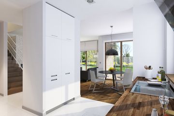  Projekt domu E-110 (WAX1012) - projekt domu z pełnym piętrem - Zdjęcie 3