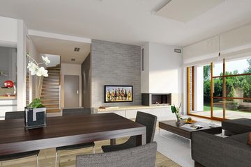  Projekt domu E-111 (WAX1013) - projekt domu parterowego - Zdjęcie 5