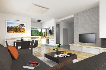  Projekt domu E-111 (WAX1013) - projekt domu parterowego - Zdjęcie 6