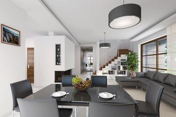  Projekt domu E-106 (WAX1006) - projekt domu z pełnym piętrem - Zdjęcie 5