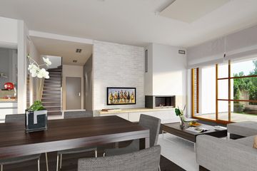  Projekt domu E-115 (WAX1017) - projekt domu parterowego - Zdjęcie 5