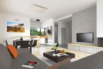  Projekt domu E-116 (WAX1018) - projekt domu parterowego - Zdjęcie 4