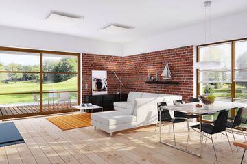  Projekt domu E-118 (WAX1020) - projekt domu parterowego - Zdjęcie 3